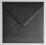Black 130 x 130mm Envelopes 100gsm